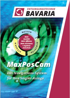 MaxPosCam, das Navigations-System für Ihre Sortier-Anlage